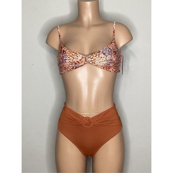 New. L*SPACE  floral bikini set. Small. Retails $198. - Picture 2 of 9